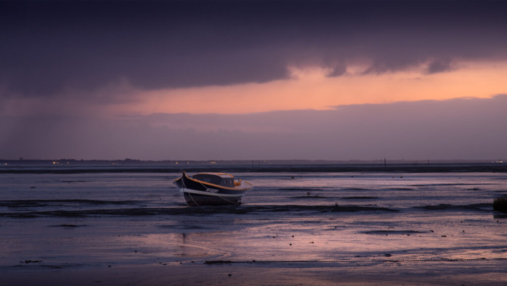 Bassin d'Arcachon, bateau, Pinasse à Claouey